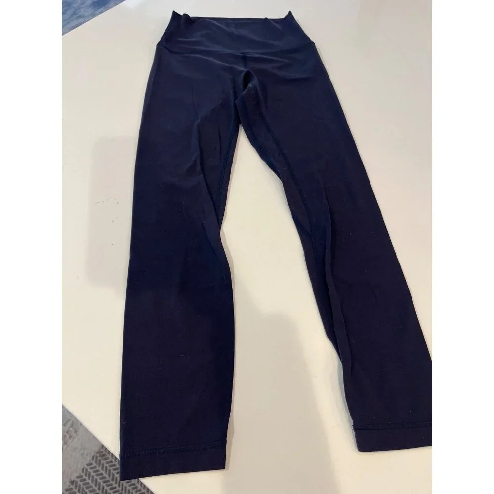 Lululemon High-Waisted Navy Blue Align Leggings Yoga Pants Womens Size S - Picture 6 of 9
